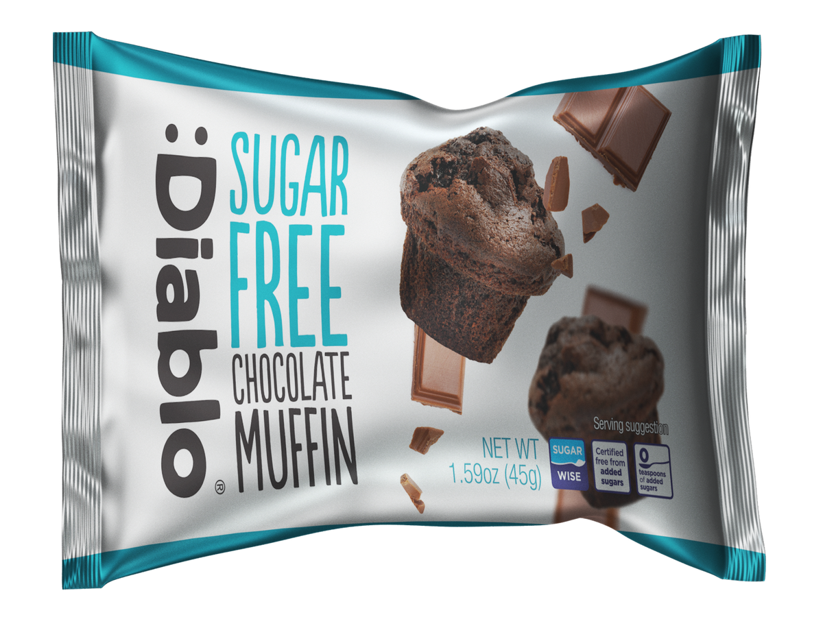 Sugar Free Chocolate Muffin (45g) Diablo Sugar Free