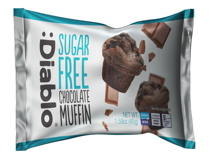 Sugar Free Chocolate Muffin (45g) Diablo Sugar Free