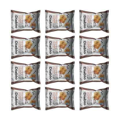 Sugar Free Chocolate Chip Muffin (45g) Diablo Sugar Free