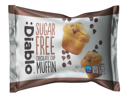 Sugar Free Chocolate Chip Muffin (45g) Diablo Sugar Free