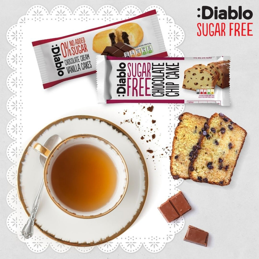 Sugar Free Chocolate Chip Cake (200g) Diablo Sugar Free