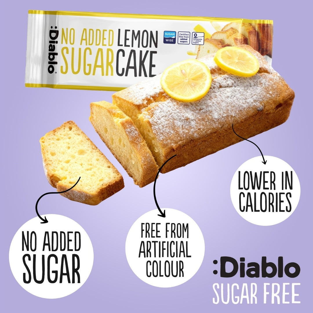 No Added Sugar Lemon Cake (200g) Diablo Sugar Free