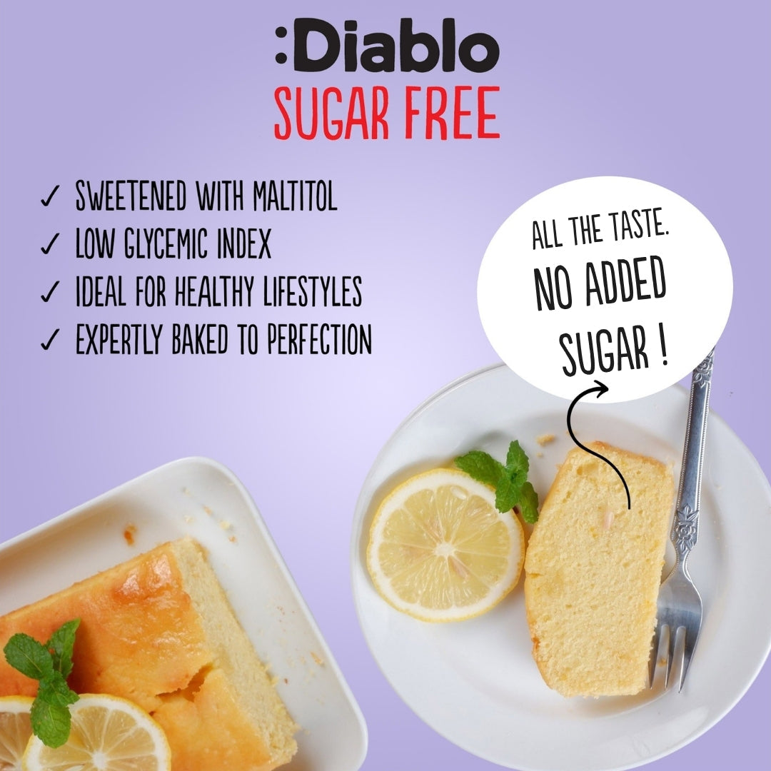 No Added Sugar Lemon Cake (200g) Diablo Sugar Free