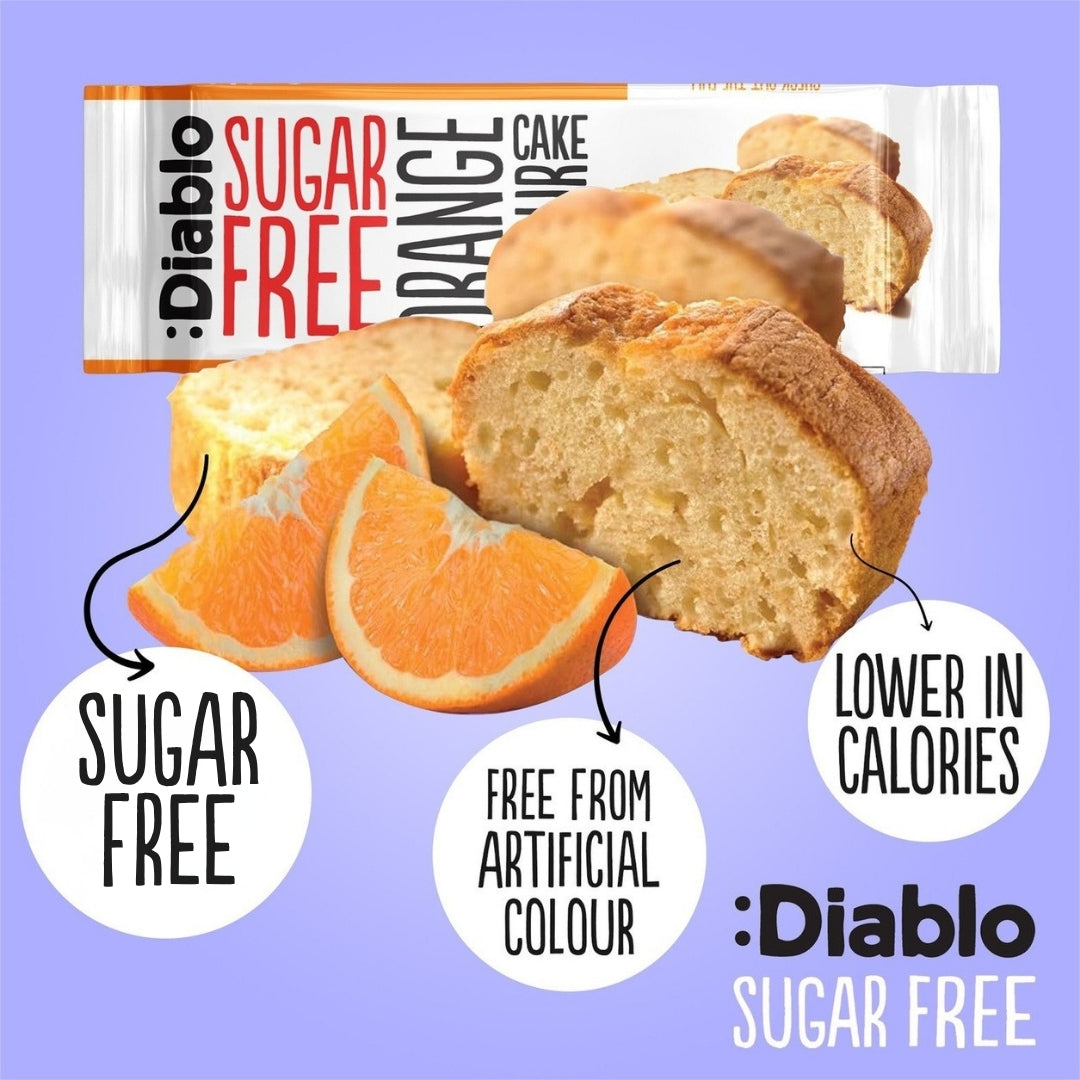 Diablo Sugar Free Orange Flavour Cake (200g) Diablo Sugar Free