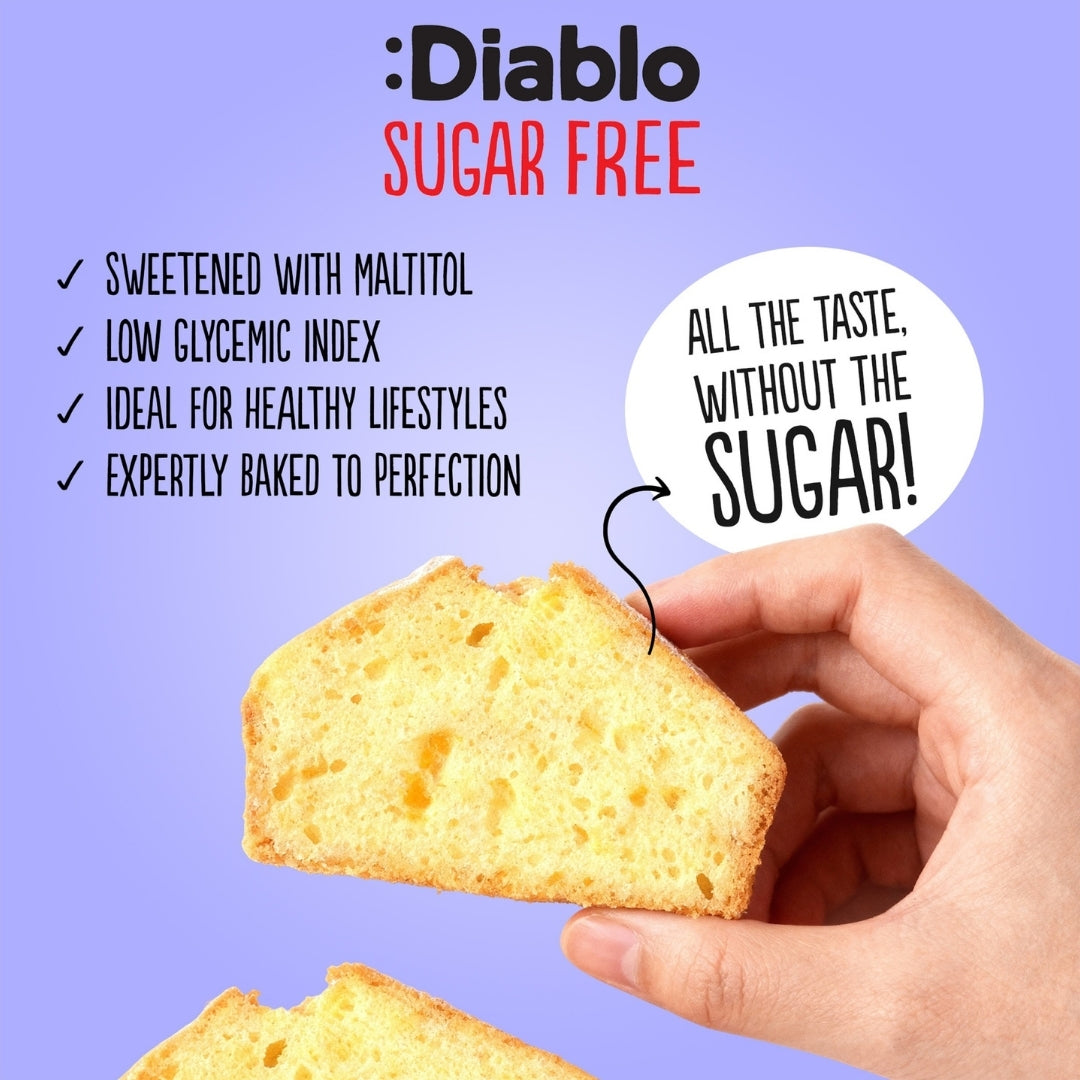 Diablo Sugar Free Orange Flavour Cake (200g) Diablo Sugar Free