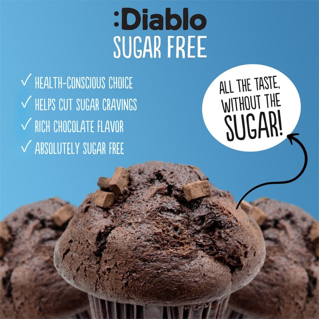 Sugar Free Chocolate Muffin (45g) Diablo Sugar Free