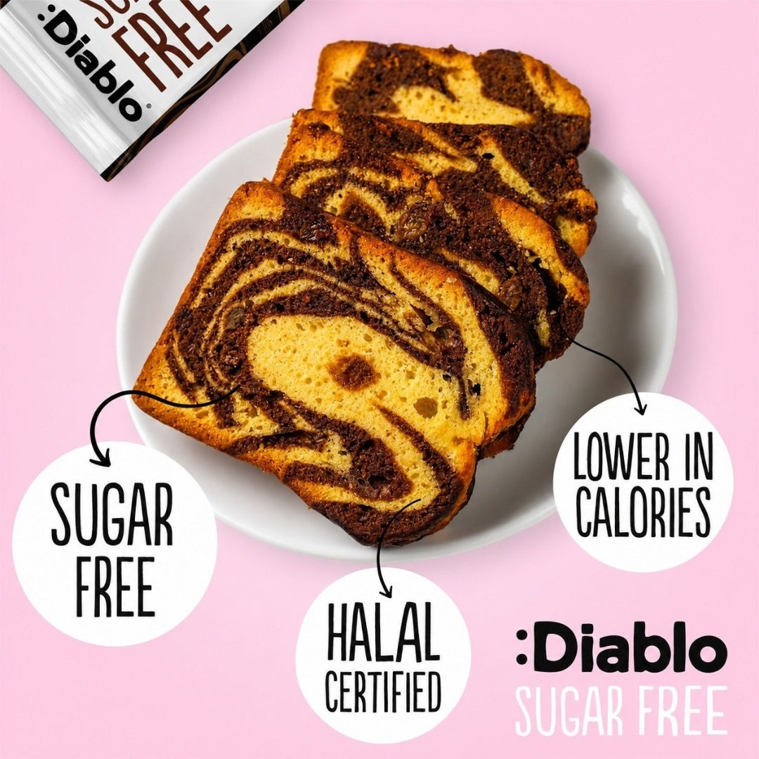 Sugar Free Marble Cake (400g) Diablo Sugar Free