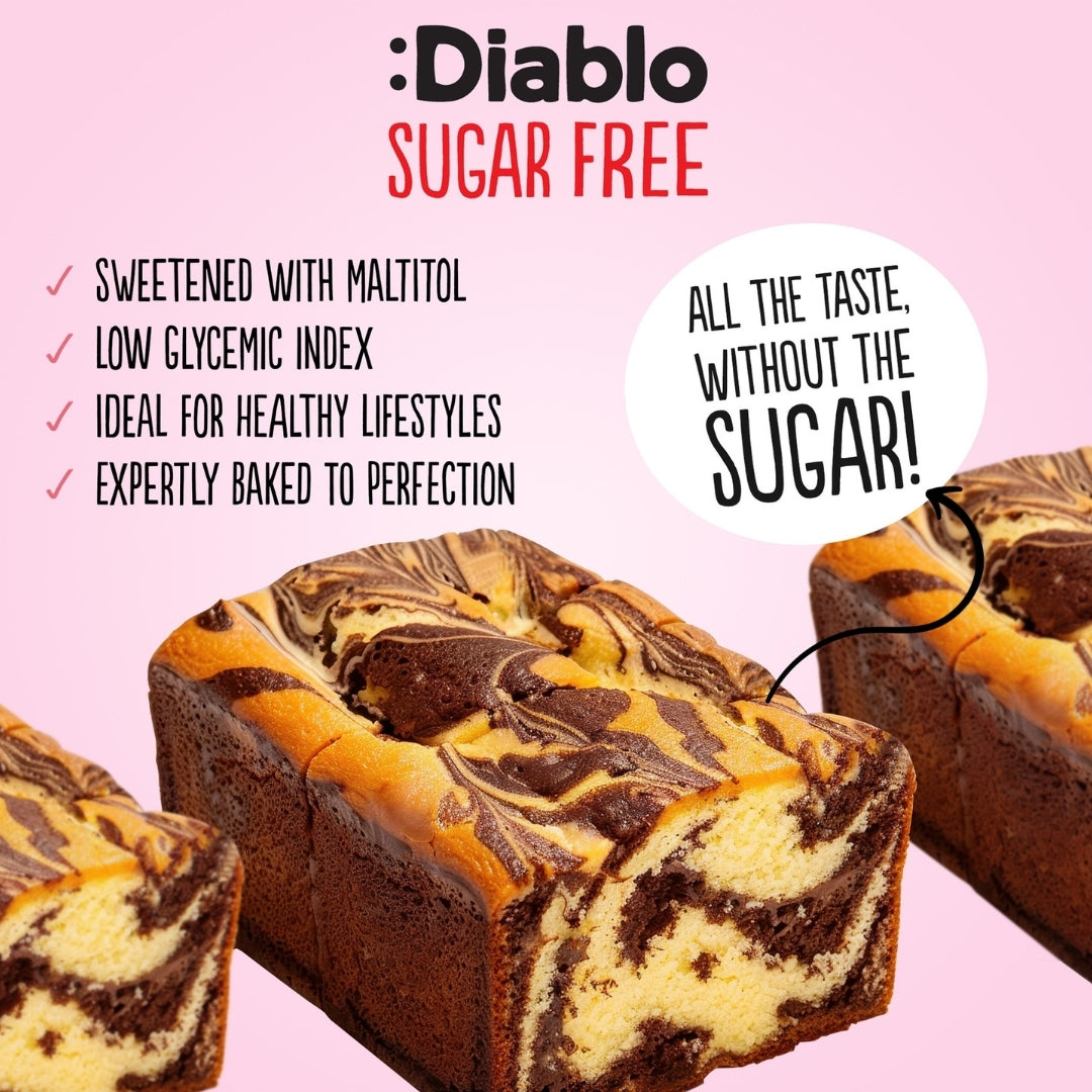 Sugar Free Marble Cake (400g) Diablo Sugar Free