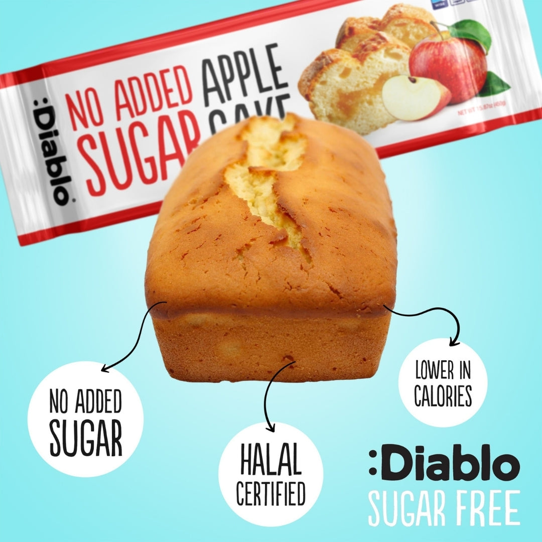 No Added Sugar Apple Cake (450g) Diablo Sugar Free