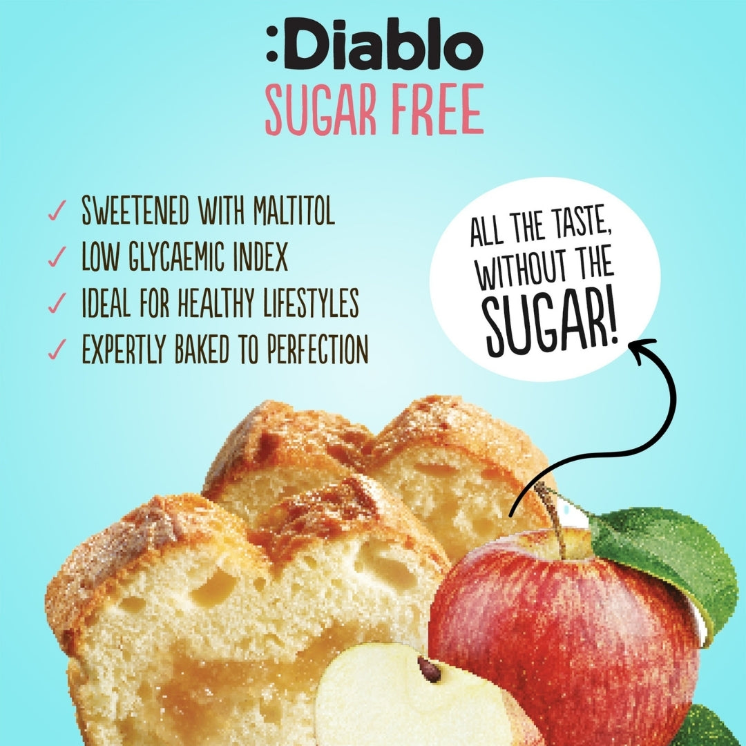 No Added Sugar Apple Cake (450g) Diablo Sugar Free