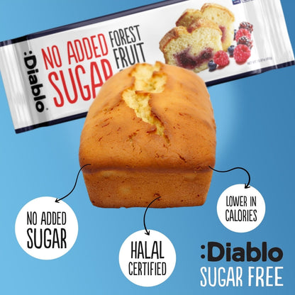 No Added Sugar Forest Fruit Cake (450g) Diablo Sugar Free