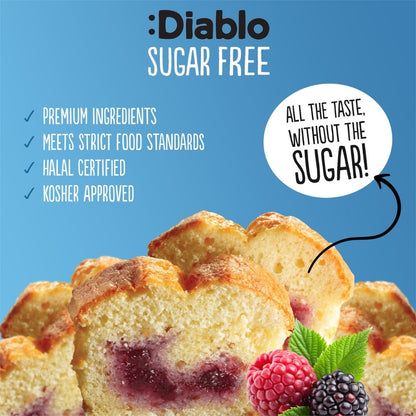No Added Sugar Forest Fruit Cake (450g) Diablo Sugar Free