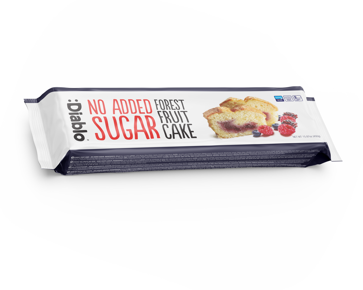 No Added Sugar Forest Fruit Cake (450g) Diablo Sugar Free