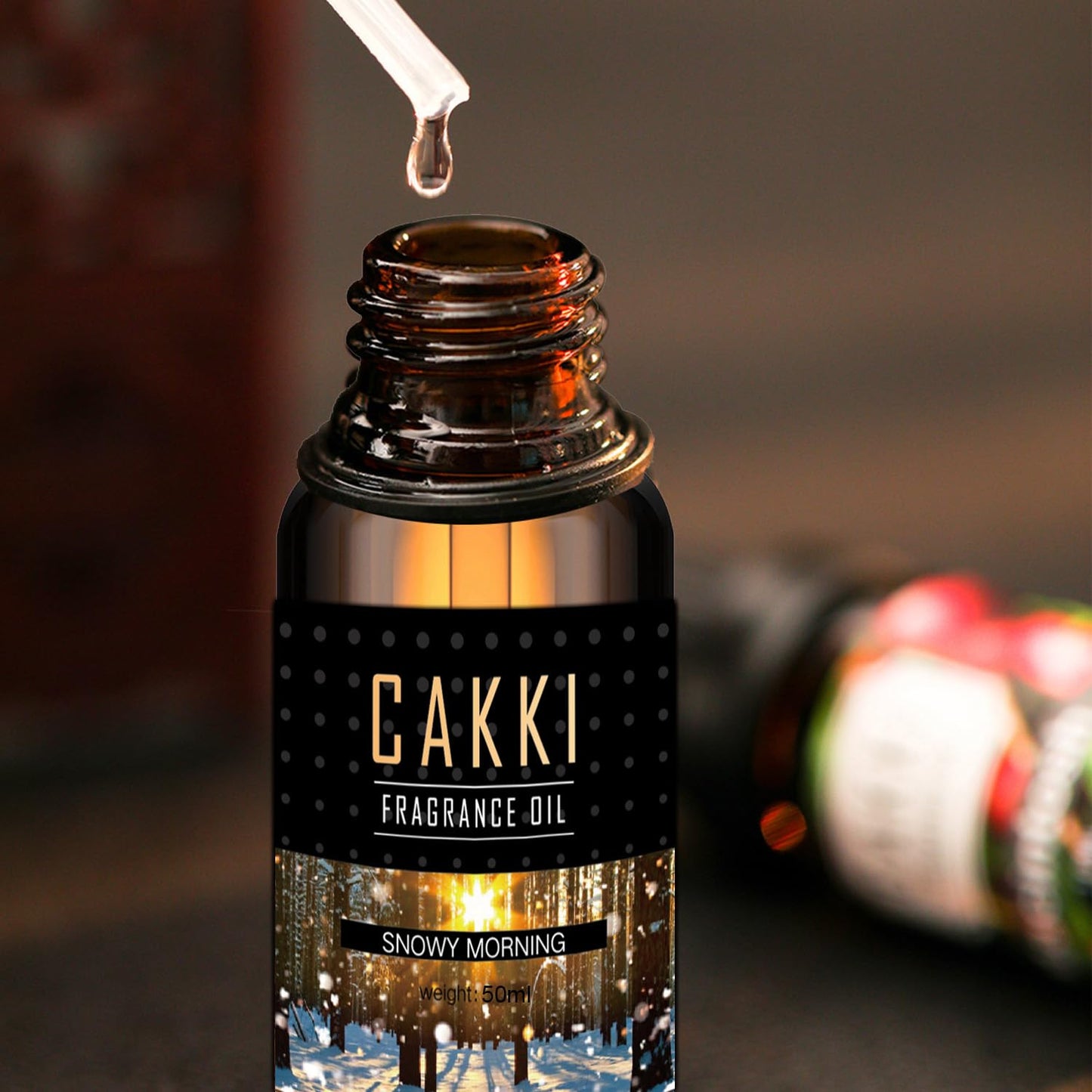 Snowy Morning Essential Oils for Diffusers – 50ml CAKKI Fragrance Oils for Candle & Soap Making