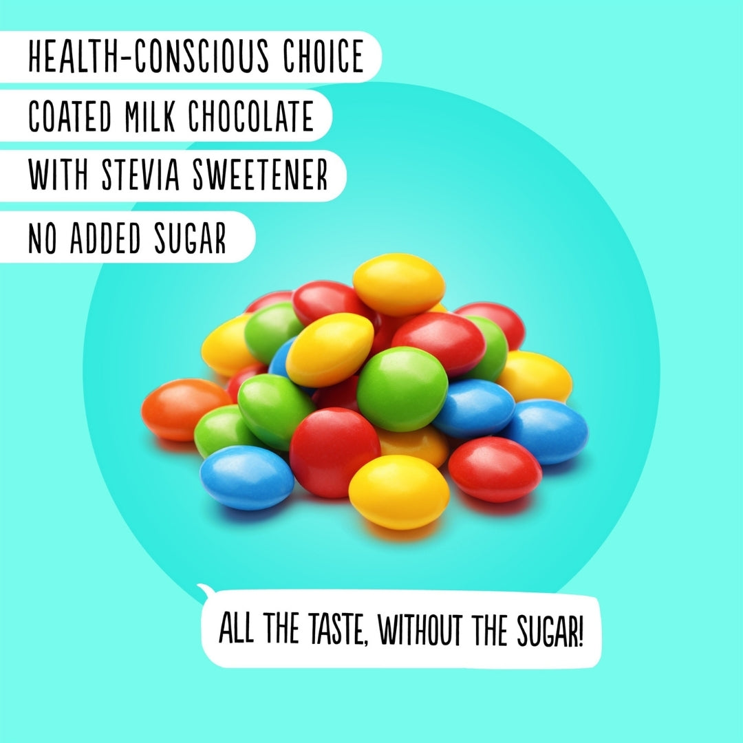No Added Sugar Coated Milk Chocolate Buttons (40g) Diablo Sugar Free