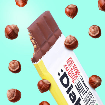 Diablo Stevia Milk Chocolate with Hazelnuts (75g) Diablo Sugar Free