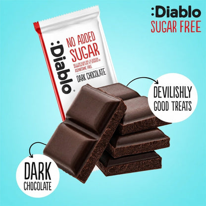 No Added Sugar Dark Chocolate Bar Maltitol (85g) Diablo Sugar Free