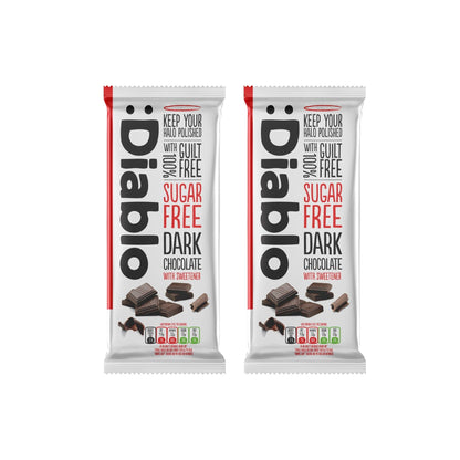 No Added Sugar Dark Chocolate Bar Maltitol (85g) Diablo Sugar Free