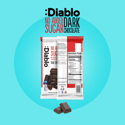 No Added Sugar Dark Chocolate Bar Maltitol (85g) Diablo Sugar Free