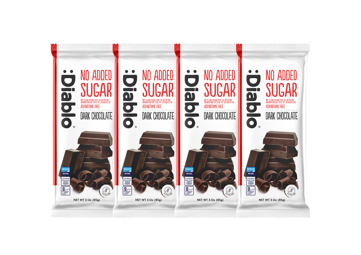 No Added Sugar Dark Chocolate Bar Maltitol (85g) Diablo Sugar Free