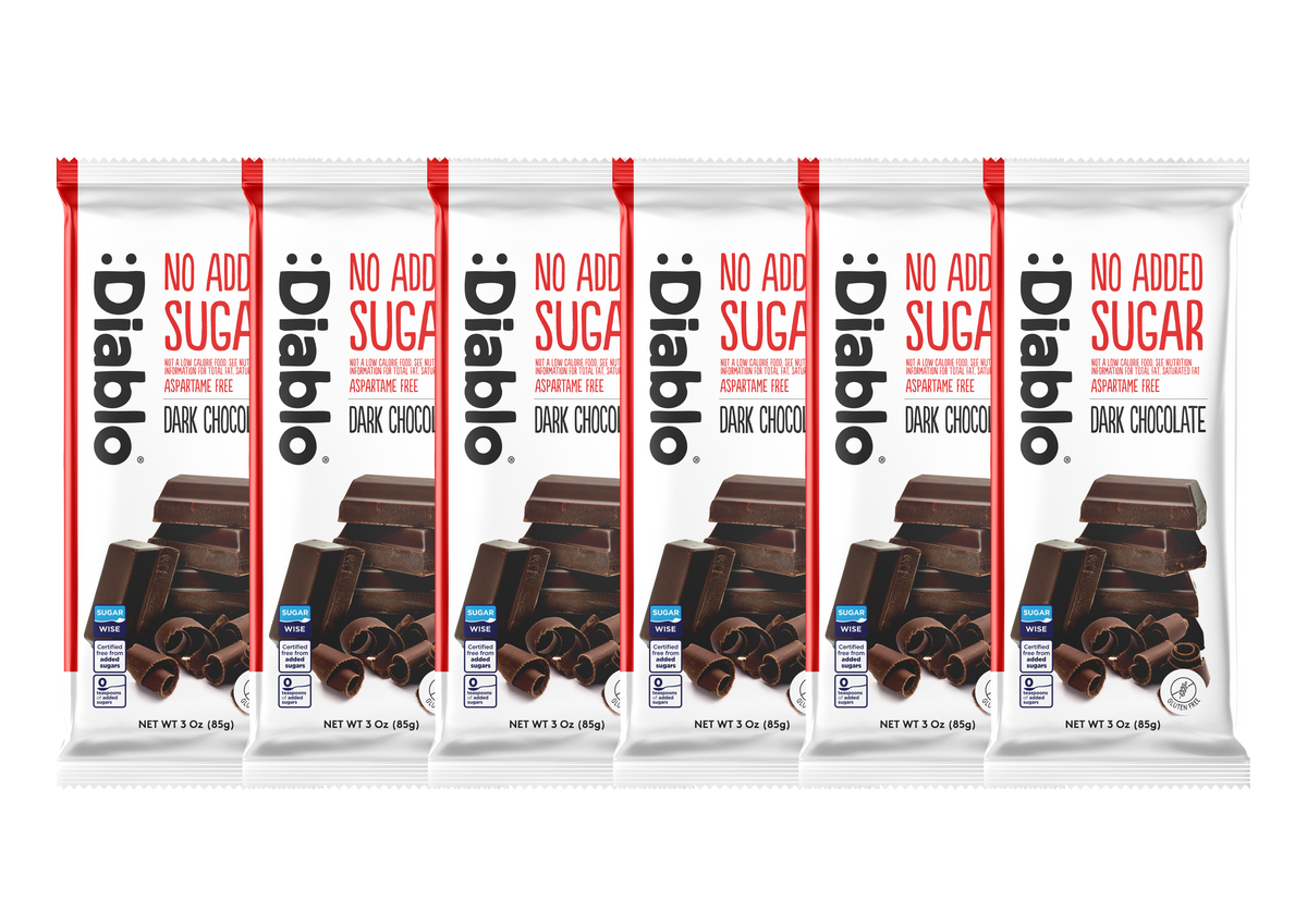 No Added Sugar Dark Chocolate Bar Maltitol (85g) Diablo Sugar Free