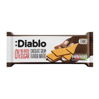 No Added Sugar Chocolate Cream Flavoured Wafer (150g) Diablo Sugar Free