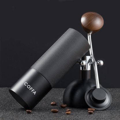 COFFA Manual Coffee Grinder Stainless Steel Burr Adjustable Hand Crank Portable