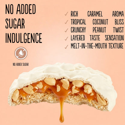 Coconut Cookies with Caramel and Peanuts (100g) Diablo Sugar Free