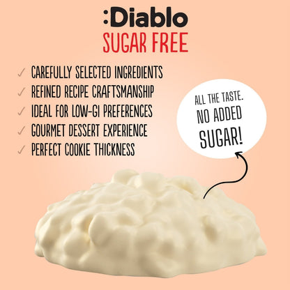 Coconut Cookies with Caramel and Peanuts (100g) Diablo Sugar Free