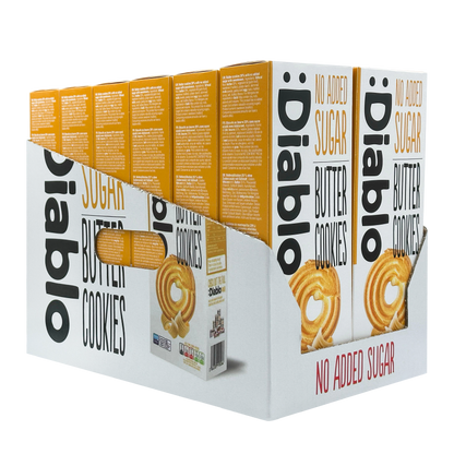 No Added Sugar Butter Cookies (135g) Diablo Sugar Free