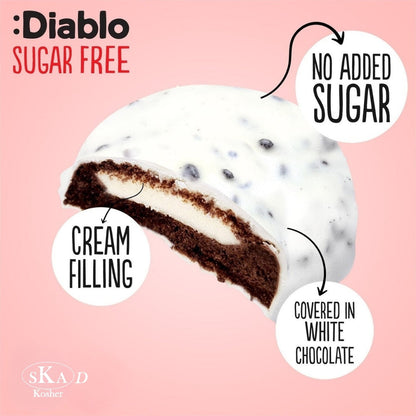 White Chocolate Cookies & Cream (128g) Diablo Sugar Free