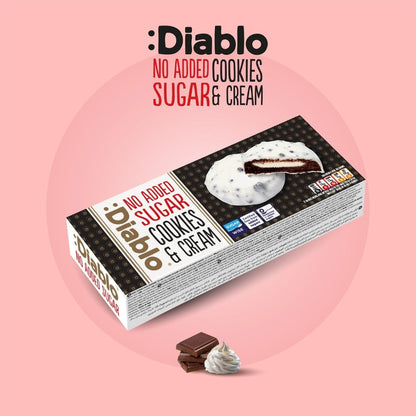 White Chocolate Cookies & Cream (128g) Diablo Sugar Free