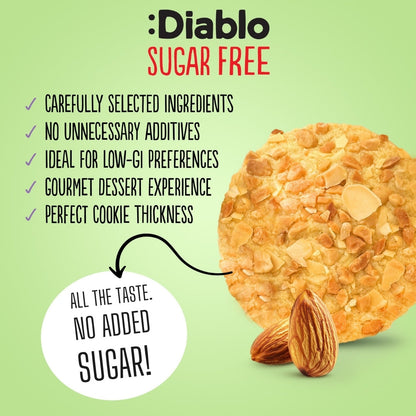 No Added Sugar Almond Cookies (145g) Diablo Sugar Free