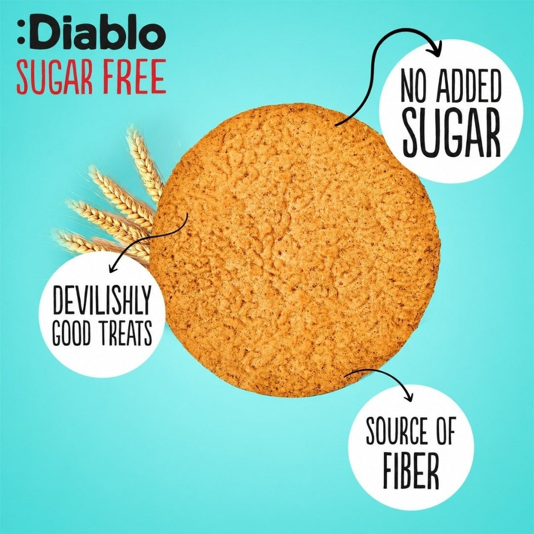 No Added Sugar Digestive Cookies (150g) Diablo Sugar Free