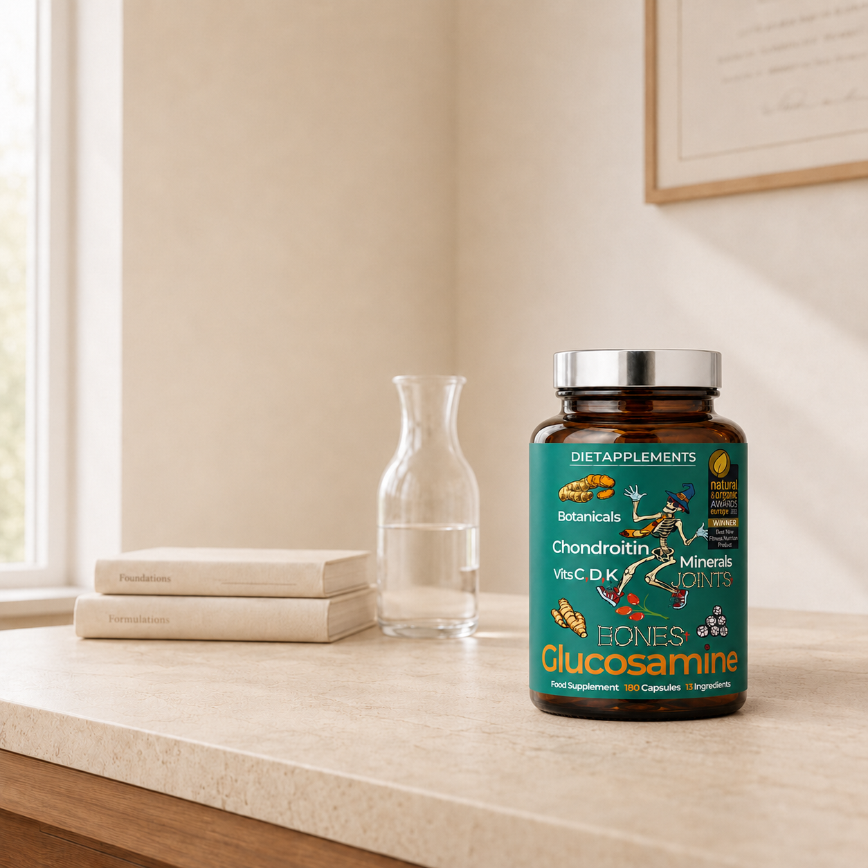 Glucosamine, Chondroitin, Turmeric, Vitamins & Minerals for the Bones & Joints