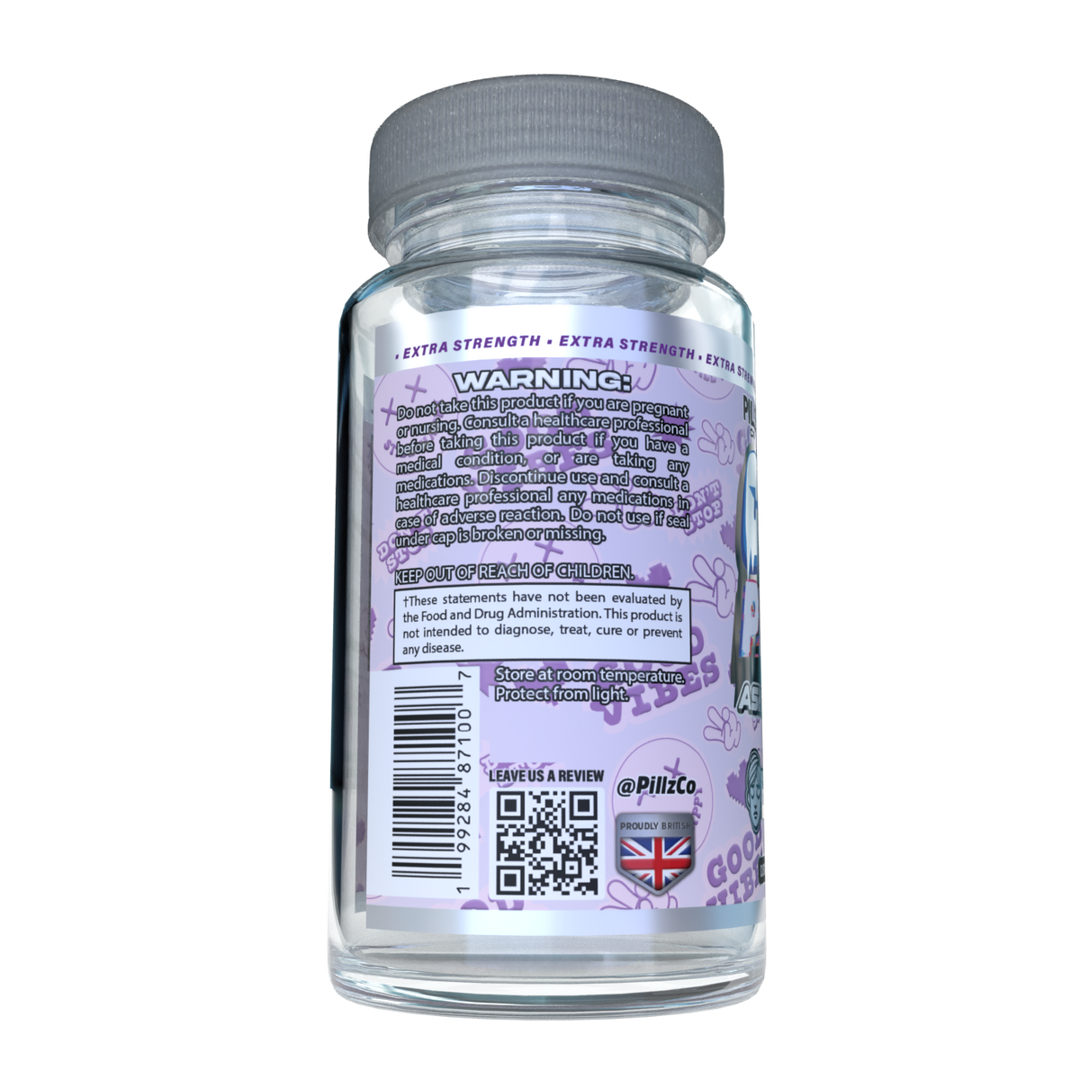 ChillPillz™ - Ashwagandha Extra Strength – 3000mg Root Extract with Black Pepper PILLZ CO.
