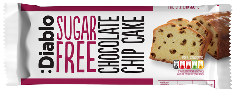 Sugar Free Chocolate Chip Cake (200g) Diablo Sugar Free