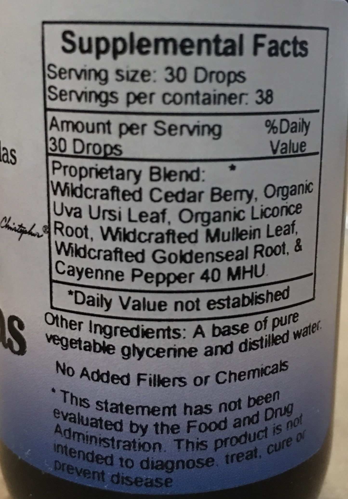Christopher's Pancreas Formula Extract 2 fl oz (59 ml) | Digestive & Pancreas Health