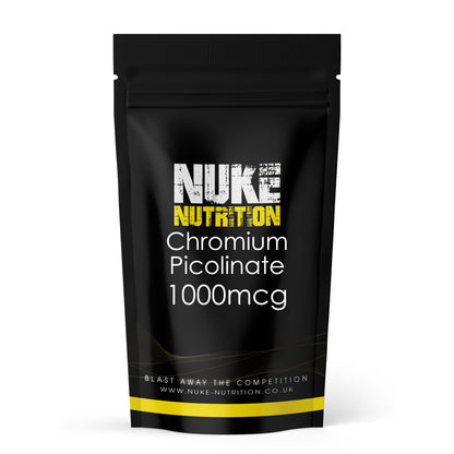 Chromium Picolinate 1000mcg Tablets Blood Sugar Regulator - Aids Protein Synthesis - Fat Blocker