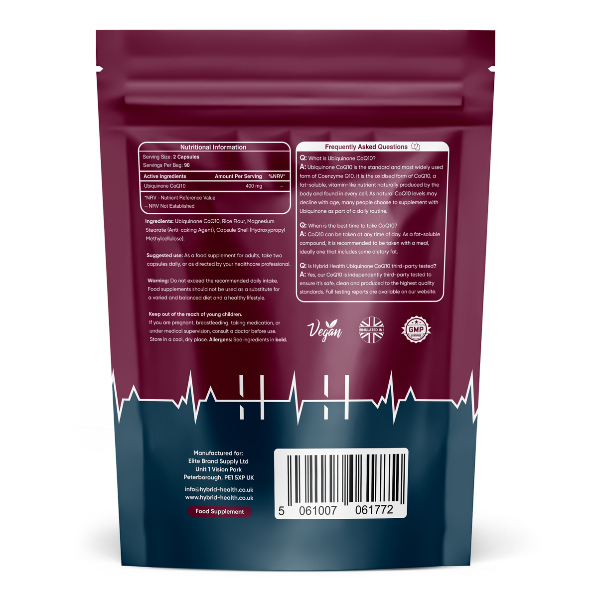 CoQ10 Ubiquinone Hybrid Health