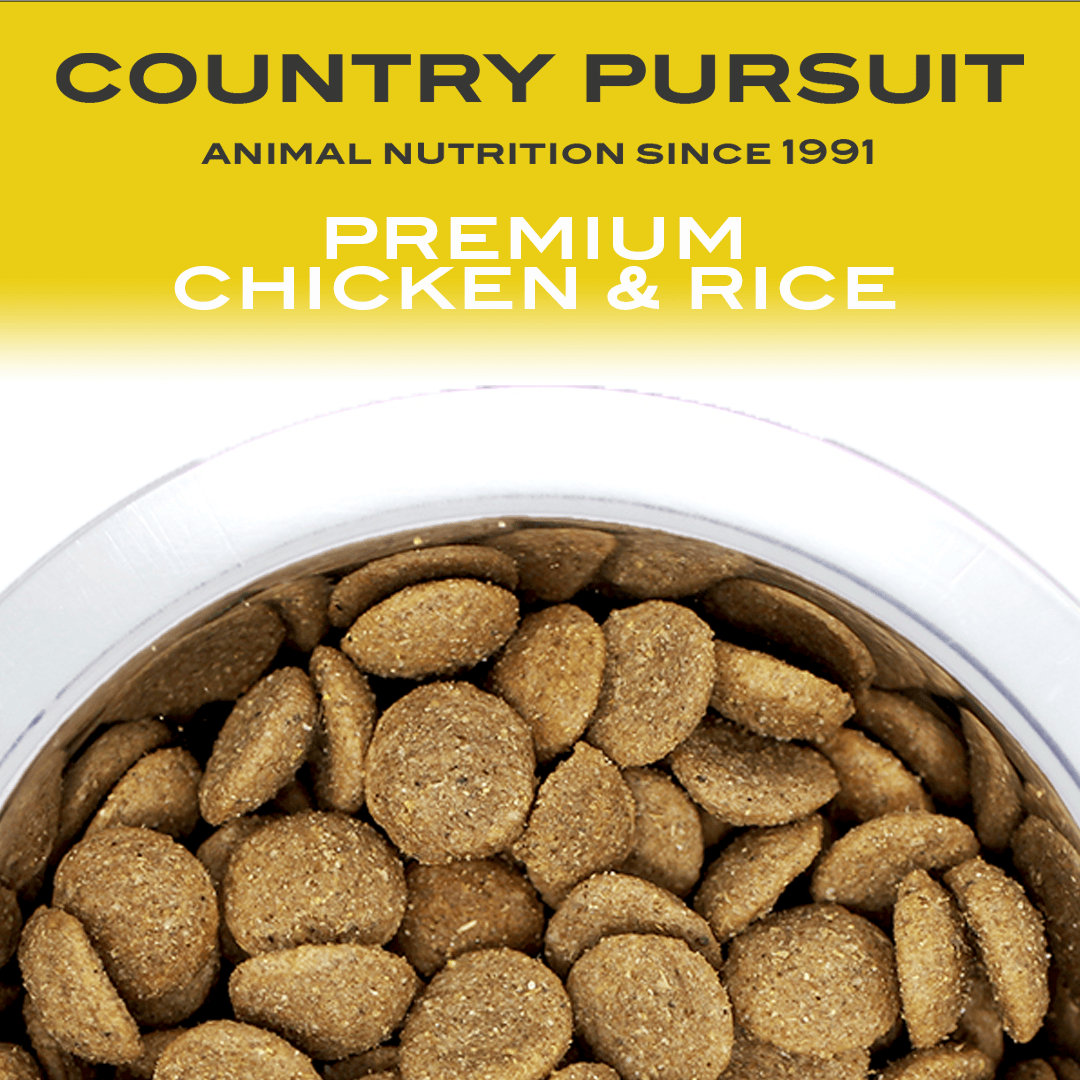 Country Pursuit Premium Chicken & Rice Adult Dry Dog Food - 3kg