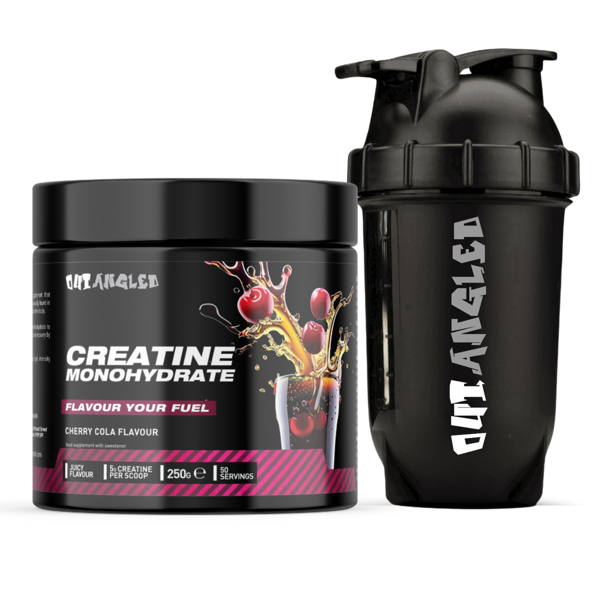Creatine Monohydrate 250g Plus Shaker 123nutrition
