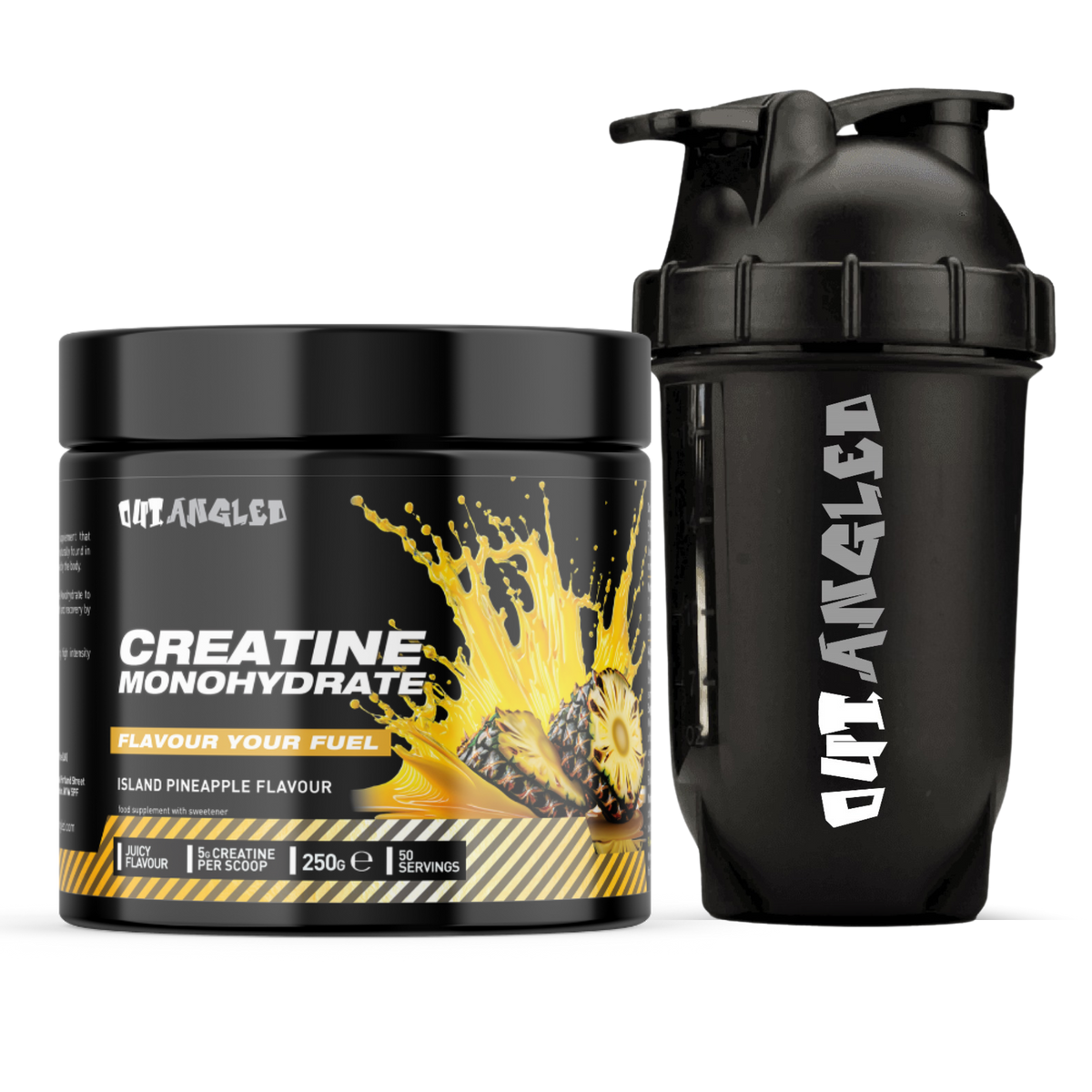 Creatine Monohydrate 250g Plus Shaker 123nutrition