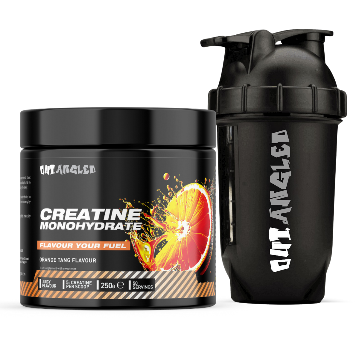 Creatine Monohydrate 250g Plus Shaker 123nutrition