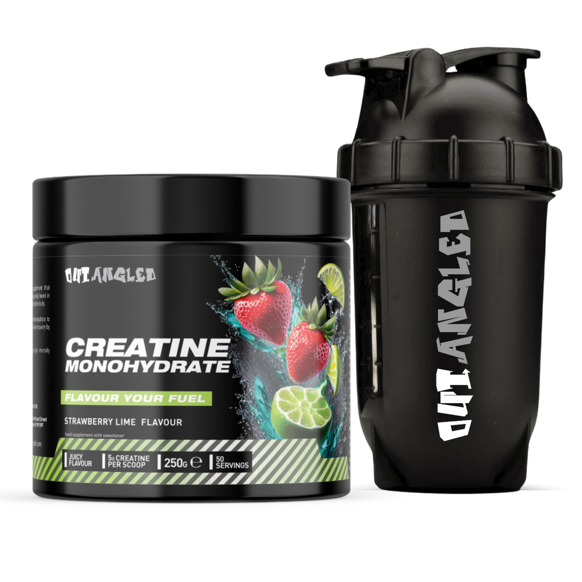 Creatine Monohydrate 250g Plus Shaker 123nutrition