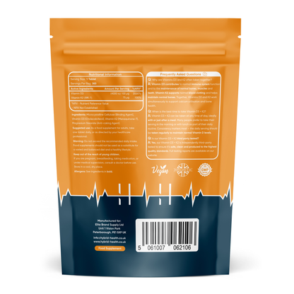 Vitamin D3 + K2 Hybrid Health