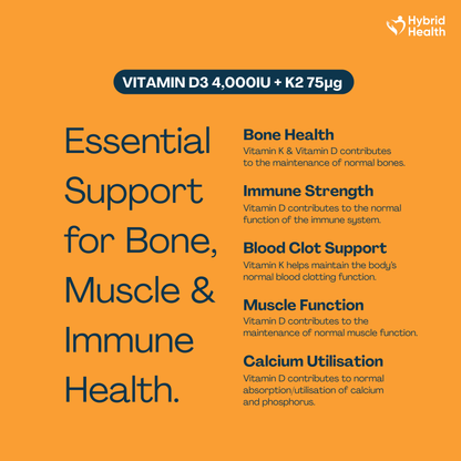 Vitamin D3 + K2 Hybrid Health