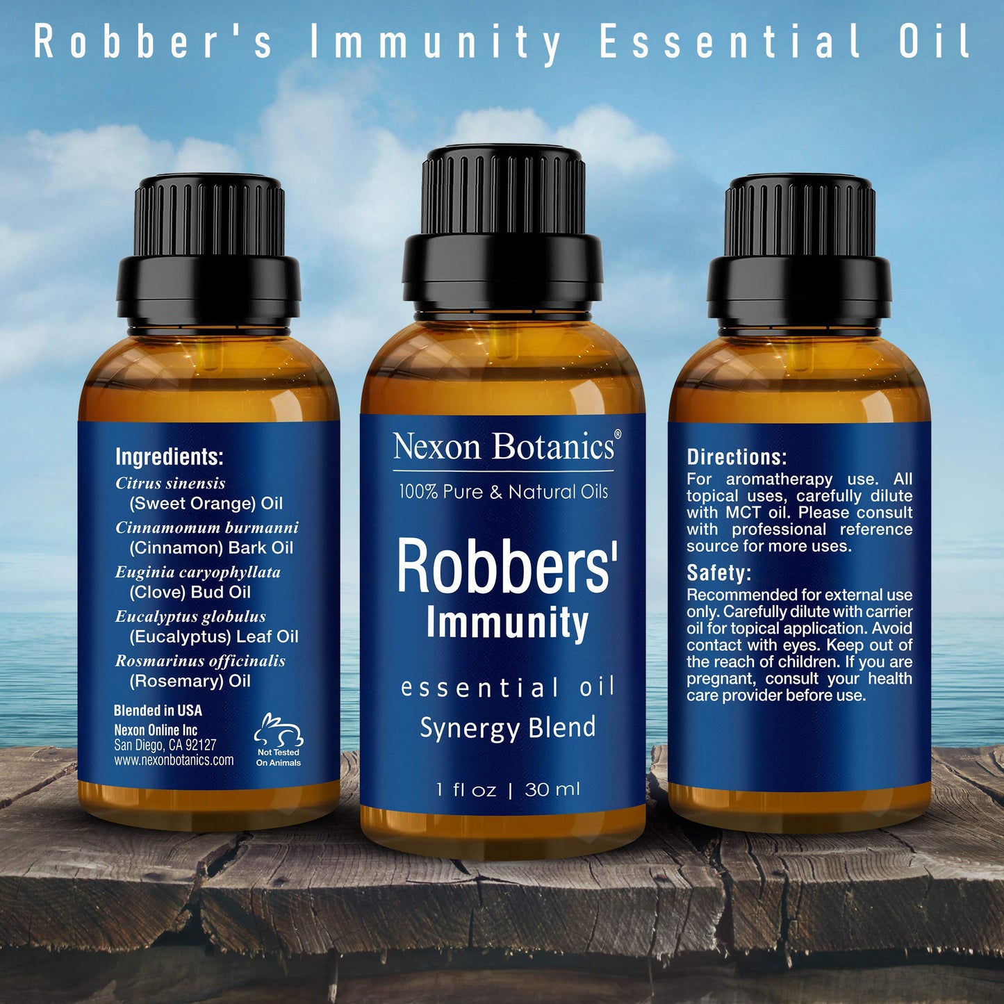 Robbers' Immunity Essential Oil Blend 30 ml | Nexon Botanics