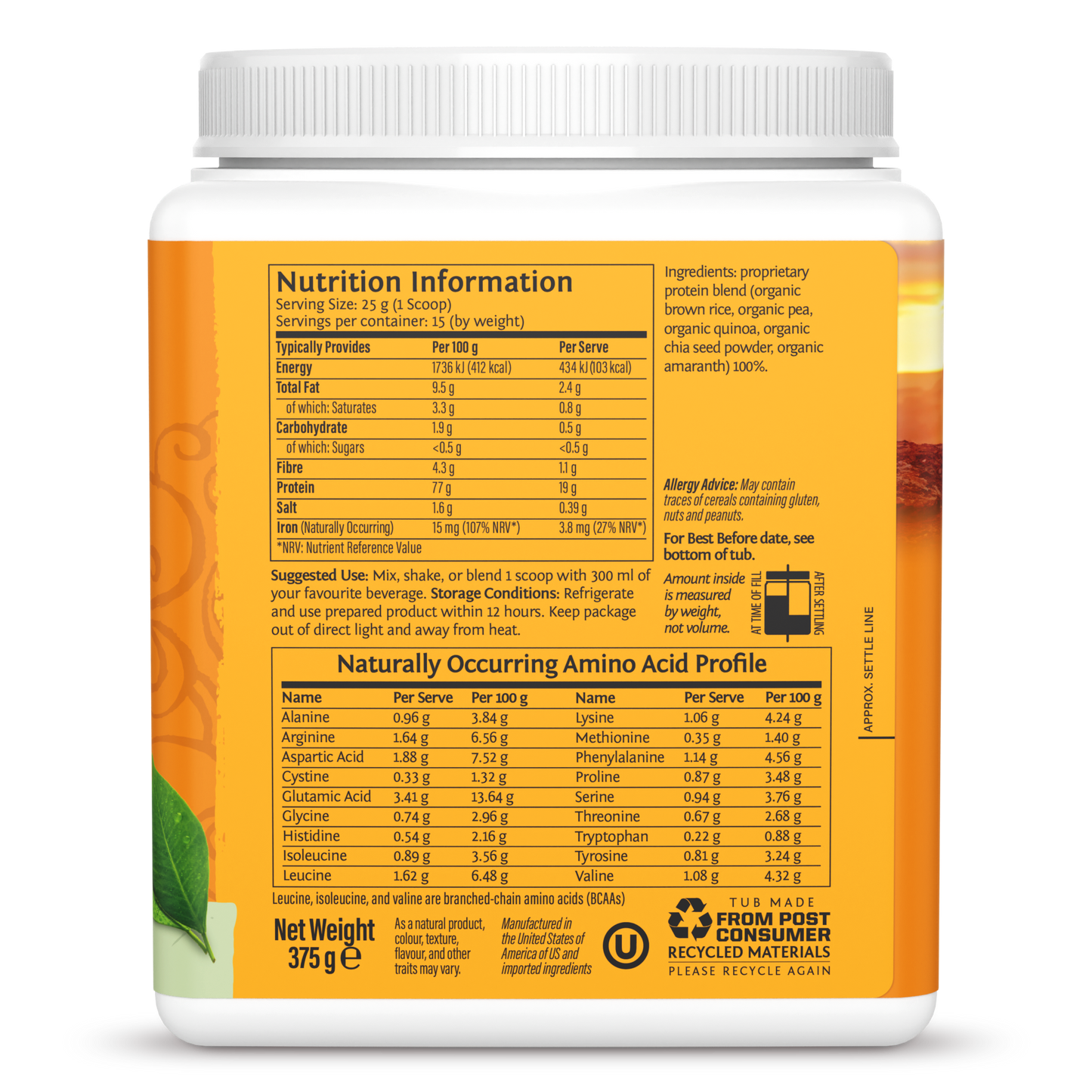Sunwarrior Classic Plus Protein