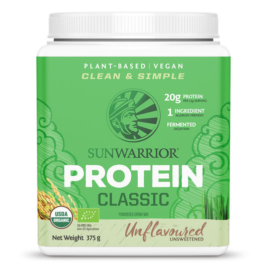 Sunwarrior Classic Protein Powder | Organic Whole Grain Fuss Free Nutrition